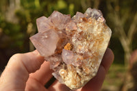 Natural Mixed Selection Of Amethyst & White Spirit Quartz Clusters x 15 From Southern Africa - TopRock