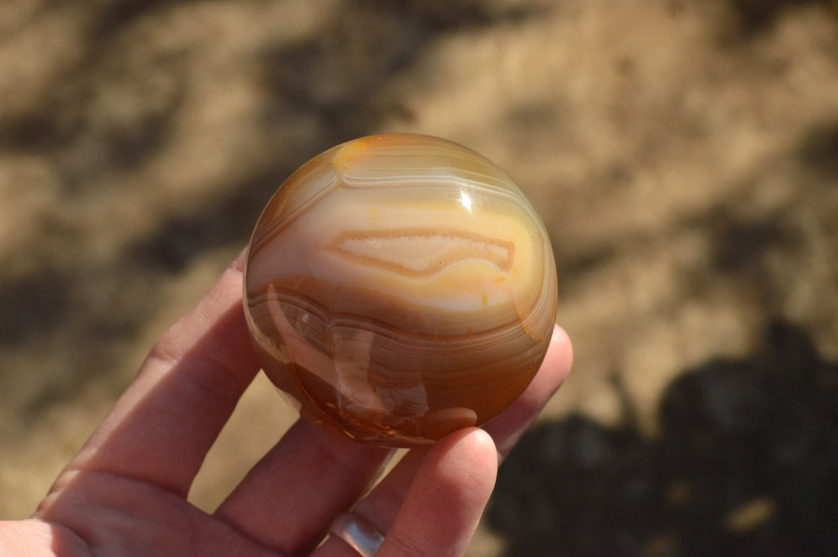 Polished Stunning Selection Of Banded Agate Spheres x 5 From Madagascar - TopRock