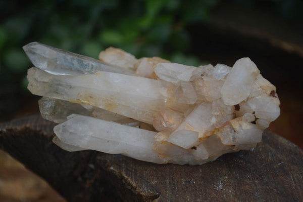 Natural Clear Quartz Clusters  x 6 From Madagascar