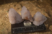 Natural Pale Amethyst Spirit Quartz Clusters x 20 From Boekenhouthoek, South Africa - Toprock Gemstones and Minerals
