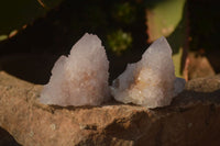 Natural Pale Amethyst Spirit Quartz Clusters x 20 From Boekenhouthoek, South Africa - Toprock Gemstones and Minerals
