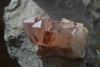Natural Red Hematoid Quartz Specimens x 6 From Karoi, Zimbabwe - Toprock Gemstones and Minerals