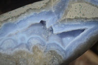 Polished Blue Lace Agate Free Form  x 1 From Nsanje, Malawi - Toprock Gemstones and Minerals