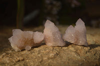 Natural Pale Amethyst Spirit Quartz Clusters x 20 From Boekenhouthoek, South Africa - Toprock Gemstones and Minerals