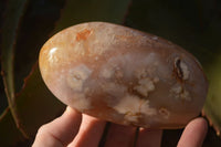 Polished  Ocean Flower Agate Standing Free Forms  x 3 From Madagascar - Toprock Gemstones and Minerals