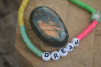 Polished Flashy Labradorite Palm Stones  x 14 From Tulear, Madagascar - Toprock Gemstones and Minerals