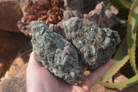 Natural Rare Emerald Mica In Matrix Cobbed Specimens x 5 From Mutoko, Zimbabwe - Toprock Gemstones and Minerals