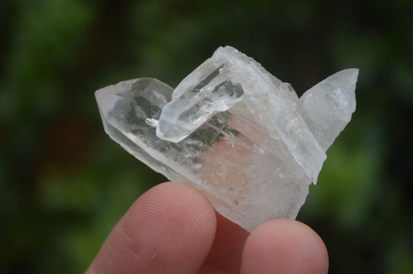 Natural Single Clear Quartz Crystals  x 70 From Mpika, Zambia