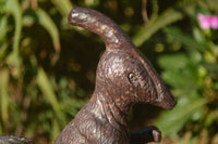 Polished Green / Brown Serpentine Dinosaur Carving  x 1 From Zimbabwe - Toprock Gemstones and Minerals