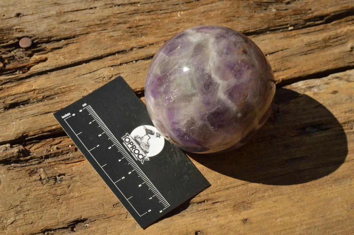 Polished Dream Amethyst Spheres x 3 From Madagascar - TopRock