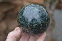 Polished Stromatolite / Kambamba Jasper Spheres  x 2 From Madagascar - Toprock Gemstones and Minerals