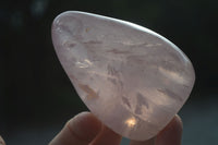 Polished Pink Rose Quartz Standing Free Forms  x 4 From Madagascar - Toprock Gemstones and Minerals