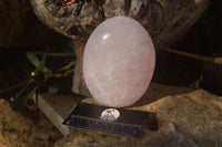 Polished Pink Rose Quartz Standing Free Forms x 3 From Antsirabe, Madagascar - Toprock Gemstones and Minerals
