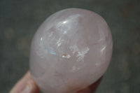 Polished Pink Rose Quartz Standing Free Forms  x 4 From Madagascar - Toprock Gemstones and Minerals