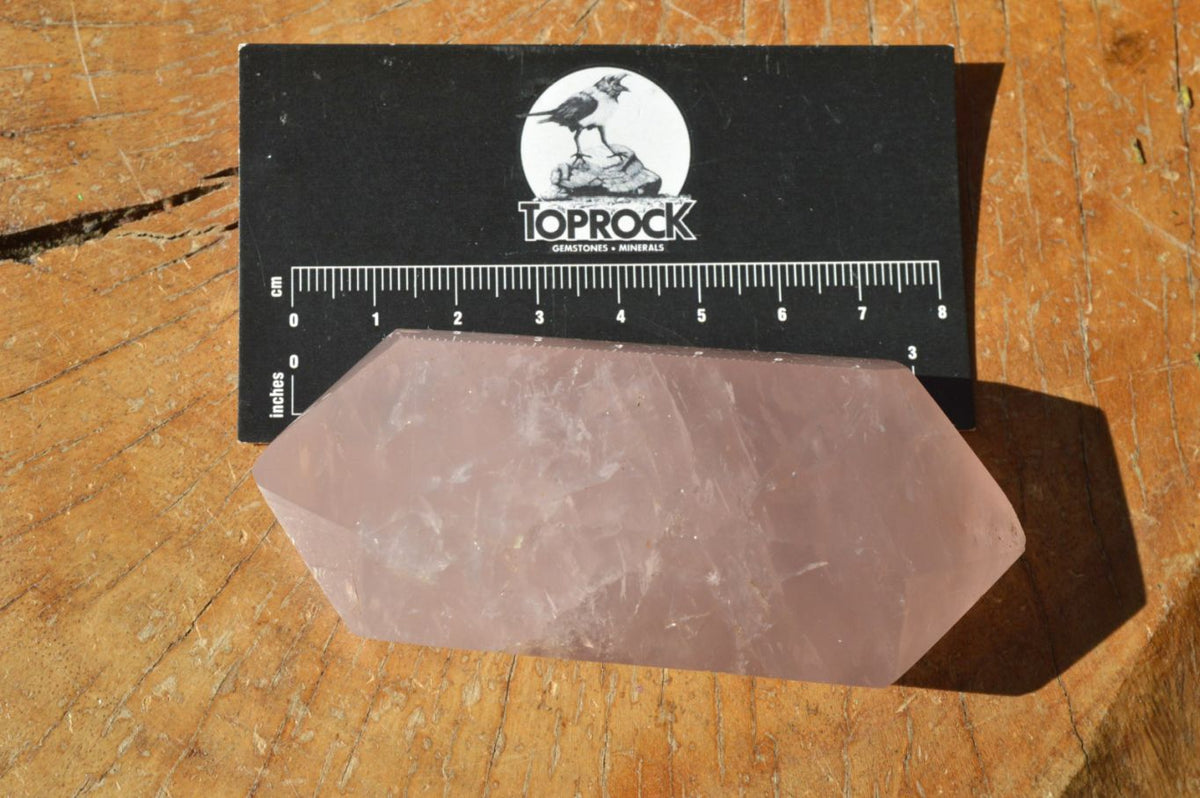Polished Stunning Double Terminated Gemmy Rose Quartz Points (Various Shades Of Pink) x 12 From Madagascar - TopRock