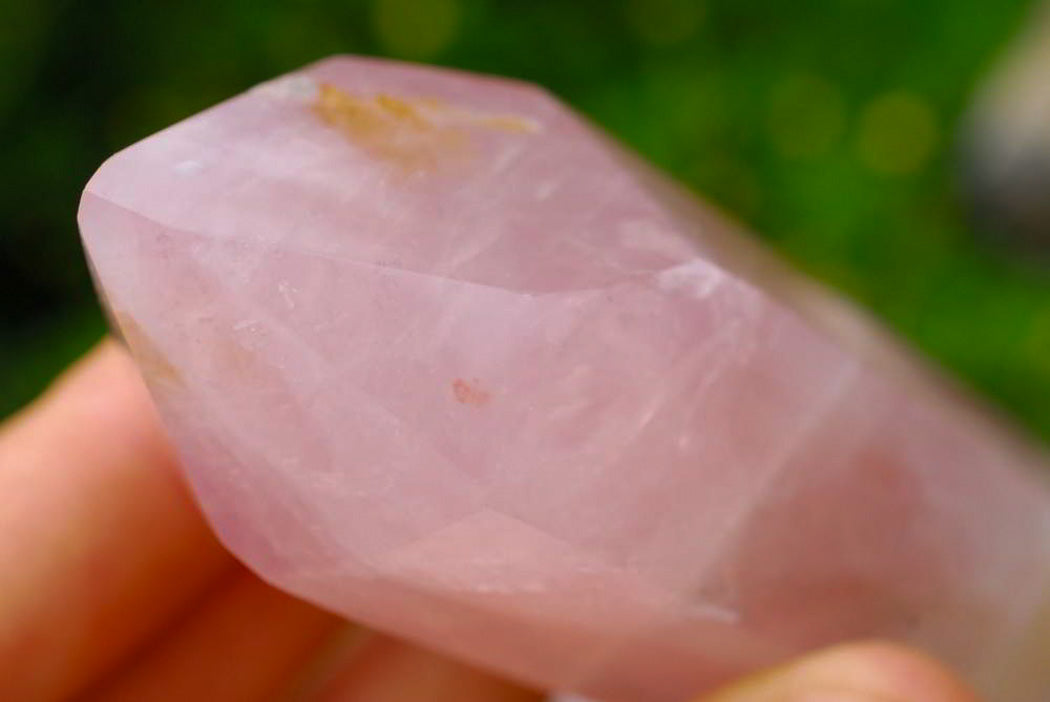 Polished Gemmy Double Terminated Rose Quartz Crystals x 4 From Ambatondrazaka, Madagascar - TopRock