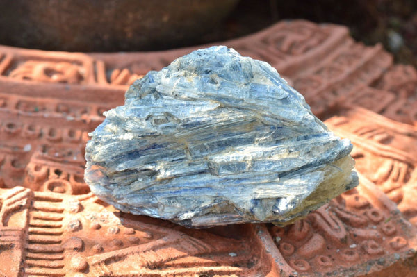 Natural Blue Kyanite Crystals In Schist Specimens  x 12 From Karoi, Zimbabwe - TopRock