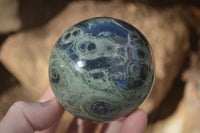 Polished Stromatolite / Kambamba Jasper Spheres  x 2 From Katsepy, Madagascar - Toprock Gemstones and Minerals