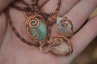 Polished Copper Wire Wrapped Ancient Eagle Pendants  x 12 From Zimbabwe - Toprock Gemstones and Minerals