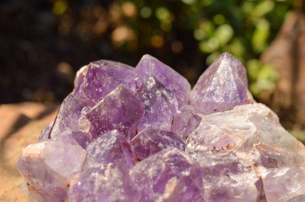 Natural Lavender / Jacaranda Amethyst Cluster x 1 From Zambia - TopRock