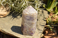 Polished Large Chevron Amethyst Point  x 1 From Madagascar - TopRock