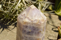 Polished Large Chevron Amethyst Point  x 1 From Madagascar - TopRock