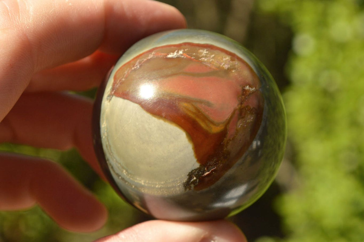 Polished Small Highly Selected Polychrome/Picasso Jasper Spheres x 6 From North West Coast, Madagascar - TopRock