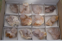 Natural Mixed Selection Of Spirit Amethyst Clusters  x 12 From Boekenhouthoek, South Africa - Toprock Gemstones and Minerals