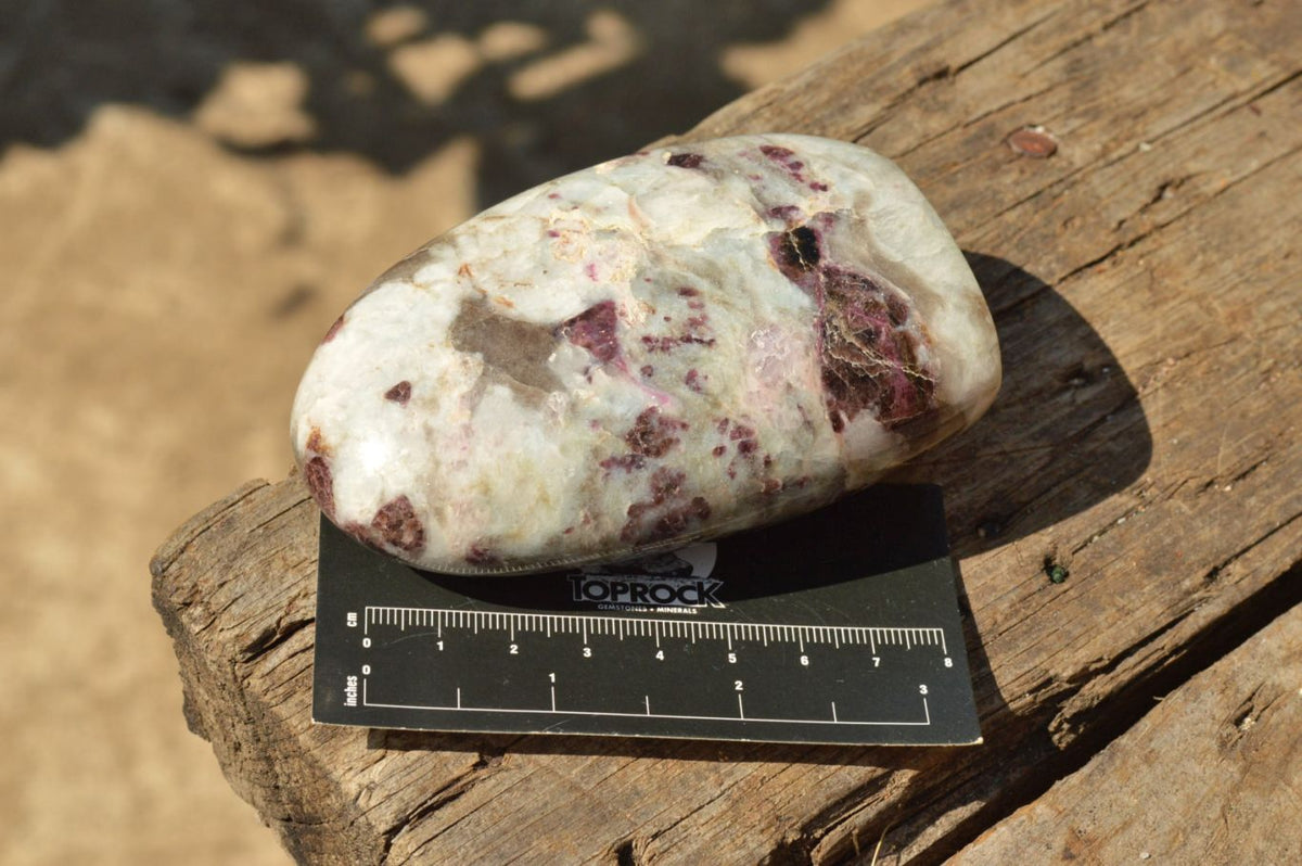Polished Small Pink Tourmaline Rubellite Standing Free Forms x 3 From Madagascar - TopRock