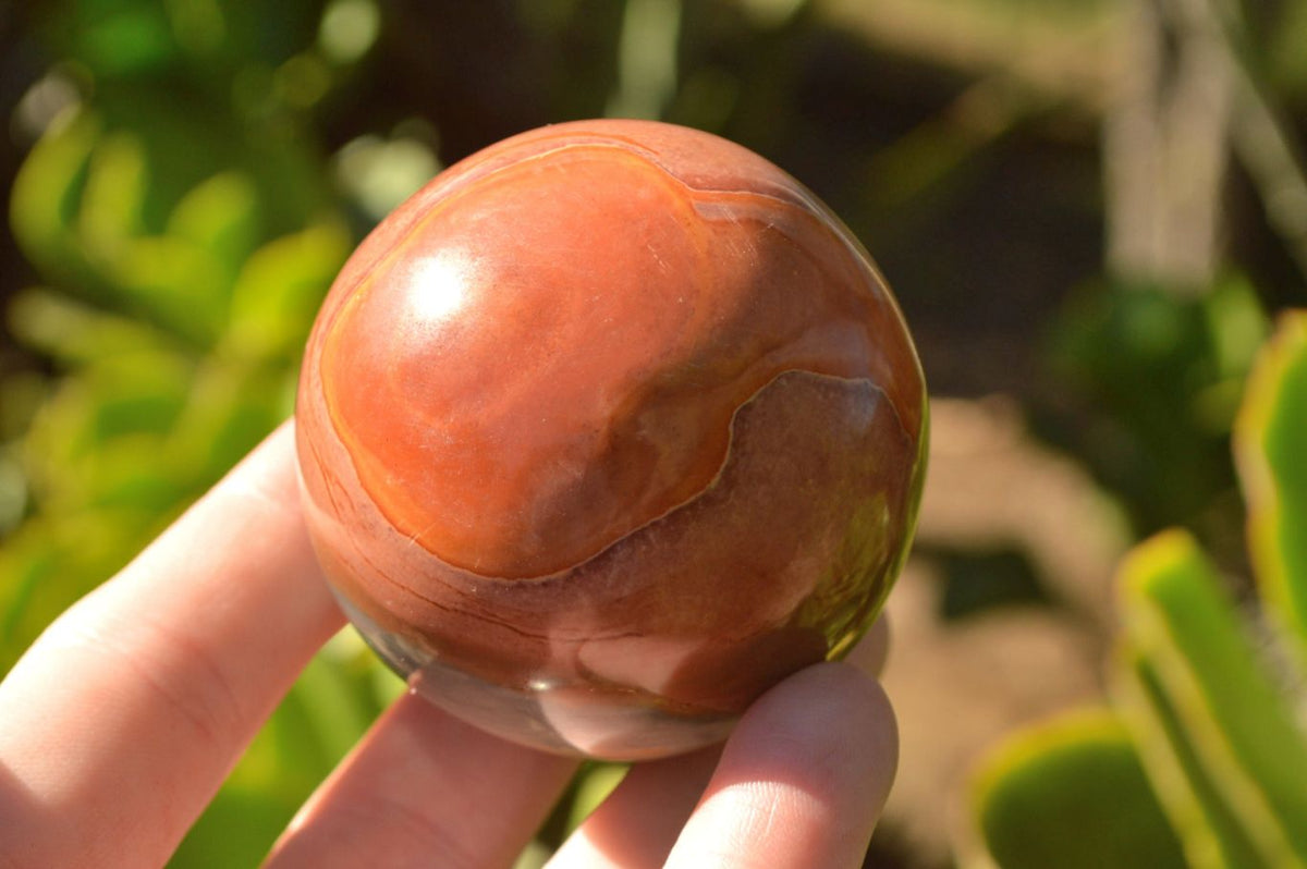 Polished Small Highly Selected Polychrome/Picasso Jasper Spheres x 6 From North West Coast, Madagascar - TopRock