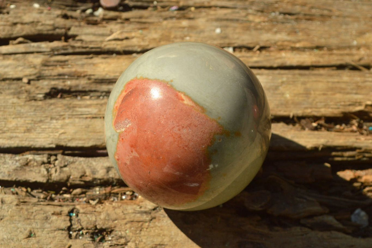 Polished Small Highly Selected Polychrome/Picasso Jasper Spheres x 6 From North West Coast, Madagascar - TopRock