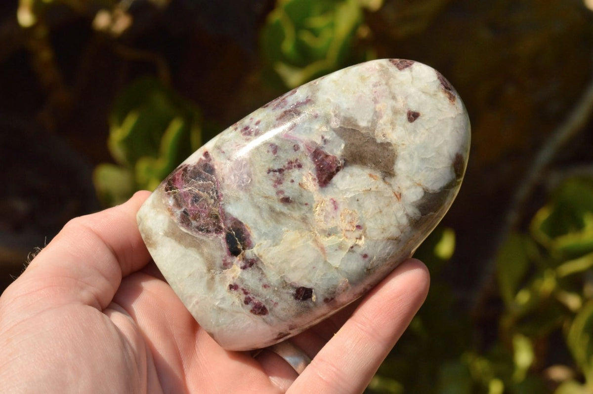 Polished Small Pink Tourmaline Rubellite Standing Free Forms x 3 From Madagascar - TopRock