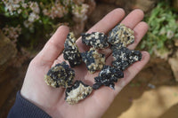 Natural Schorl Black Tourmaline Specimens x 70 From Erongo, Namibia - Toprock Gemstones and Minerals