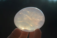 Polished Gemmy Pink Rose Quartz Palm Stones  x 12 From Madagascar - Toprock Gemstones and Minerals
