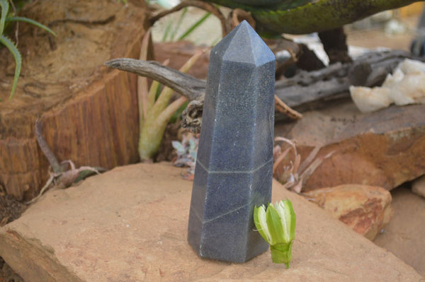Polished Blue Lazulite Point x 1 From Madagascar - TopRock