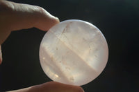 Polished Gemmy Pink Rose Quartz Palm Stones  x 12 From Madagascar - Toprock Gemstones and Minerals