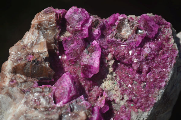 Natural Pink Salrose Cobaltion Dolomite Specimens  x 4 From Kakanda, Congo - Toprock Gemstones and Minerals 