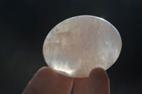 Polished Gemmy Pink Rose Quartz Palm Stones  x 12 From Madagascar - Toprock Gemstones and Minerals