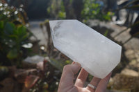Polished Large Clear Quartz Points x 2 From Madagascar - Toprock Gemstones and Minerals