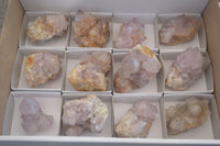 Natural Spirit Amethyst Quartz Clusters  x 12 From Boekenhouthoek, South Africa - Toprock Gemstones and Minerals