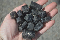 Natural Alluvial Schorl / Black Tourmaline Crystals  - Sold per 1 Kg (60 to 90 pieces) - From Zimbabwe (Copy) - Toprock Gemstones and Minerals