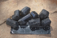Natural Alluvial Schorl / Black Tourmaline Crystals  - Sold per 1 Kg (60 to 90 pieces) - From Zimbabwe (Copy) - Toprock Gemstones and Minerals