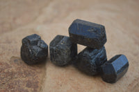 Natural Alluvial Schorl / Black Tourmaline Crystals  - Sold per 1 Kg (60 to 90 pieces) - From Zimbabwe (Copy) - Toprock Gemstones and Minerals