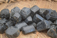 Natural Alluvial Schorl / Black Tourmaline Crystals  - Sold per 1 Kg (60 to 90 pieces) - From Zimbabwe (Copy) - Toprock Gemstones and Minerals