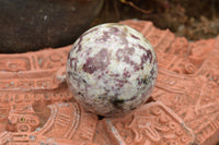 Polished Pink Tourmaline Rubellite Spheres x 2 From Ambatondrazaka, Madagascar - TopRock