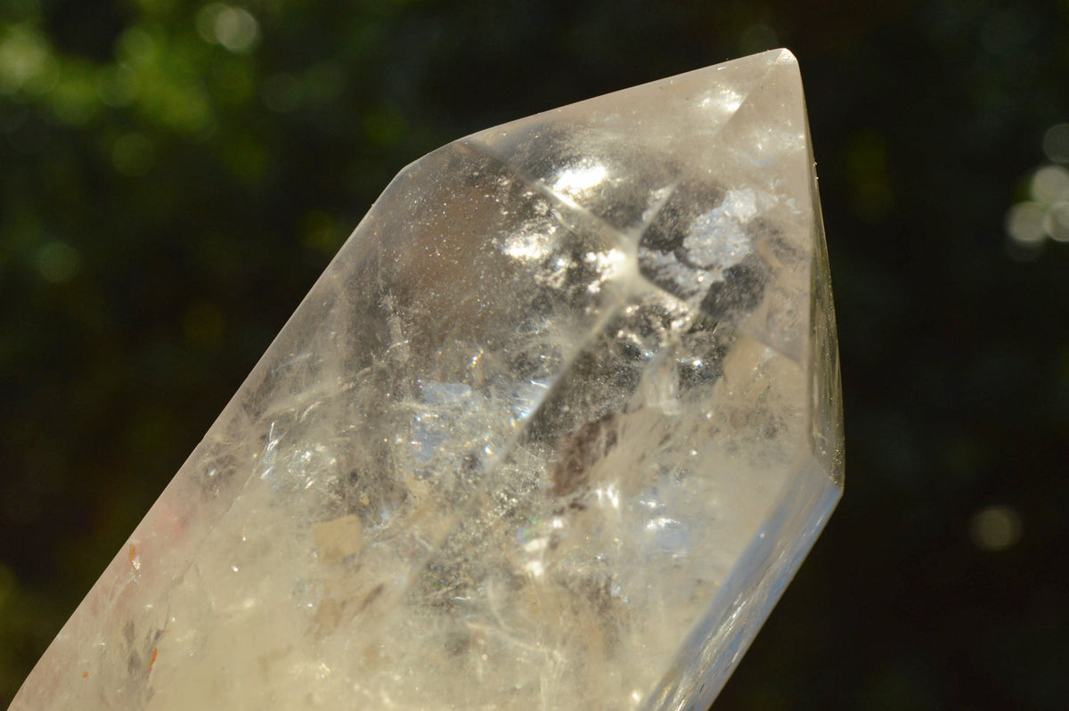 Polished Semi Optic Quartz Points With Rainbow Inclusions x 6 From Madagascar - TopRock