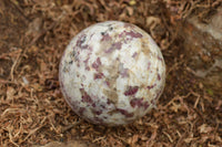 Polished Pink Tourmaline Rubellite Spheres x 2 From Ambatondrazaka, Madagascar - TopRock