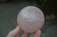 Polished Pink Rose Quartz Spheres  x 4 From Madagascar - Toprock Gemstones and Minerals
