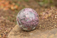 Polished Pink Tourmaline Rubellite Spheres x 2 From Ambatondrazaka, Madagascar - TopRock