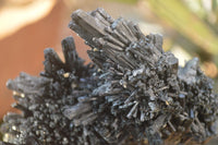 Natural Schorl Black Tourmaline Specimens x 2 From Erongo, Namibia - Toprock Gemstones and Minerals